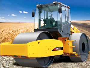Double drum road roller