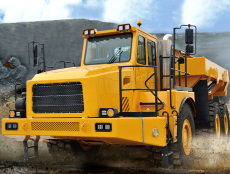 Articulated dump truck