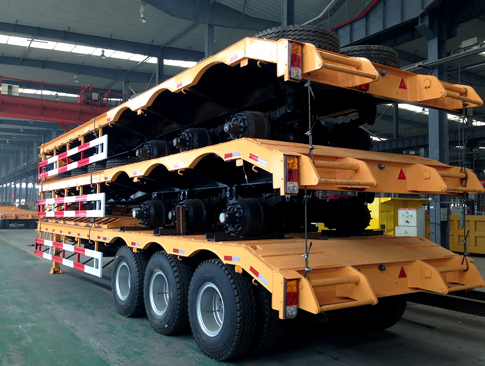 Low bed semitrailer
