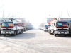 Concrete pump truck