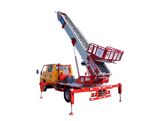 Aerial work platform truck