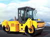 Double drum road roller