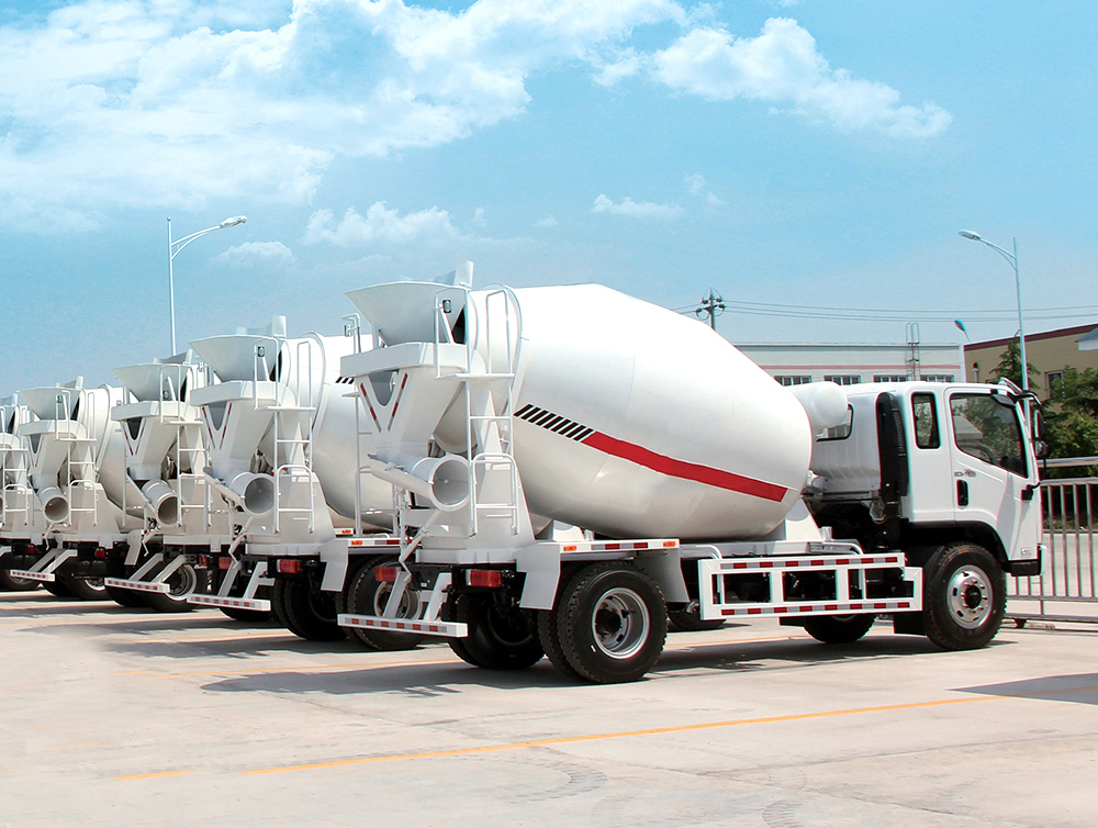 Concrete mixer truck