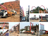 Concrete pump truck