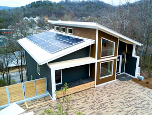 Light steel villa + solar V12