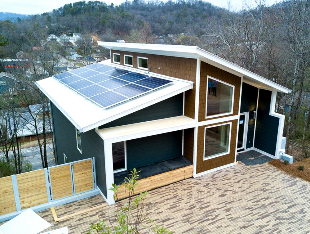 Light steel villa + solar V12