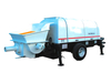 Trailer concrete pump