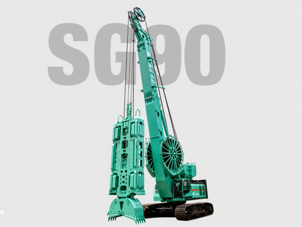 Diaphragm wall hydraulic grab