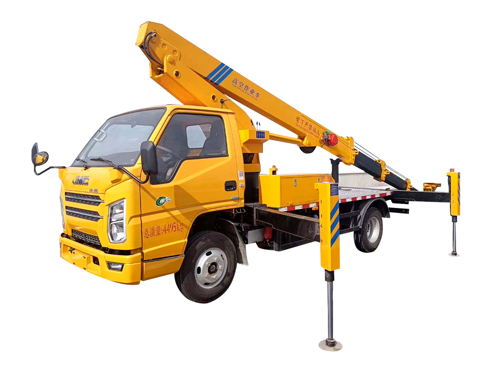 Aerial work platform truck