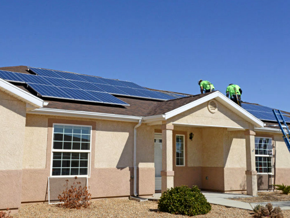 Light steel villa + solar V15