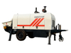 Trailer concrete pump