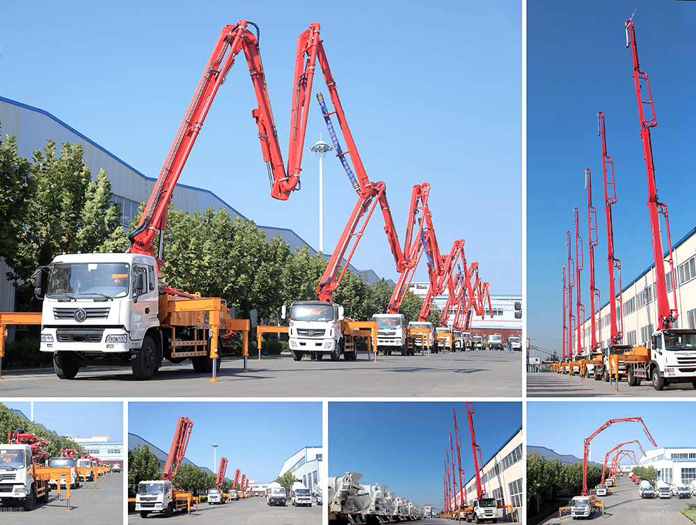 Concrete pump truck