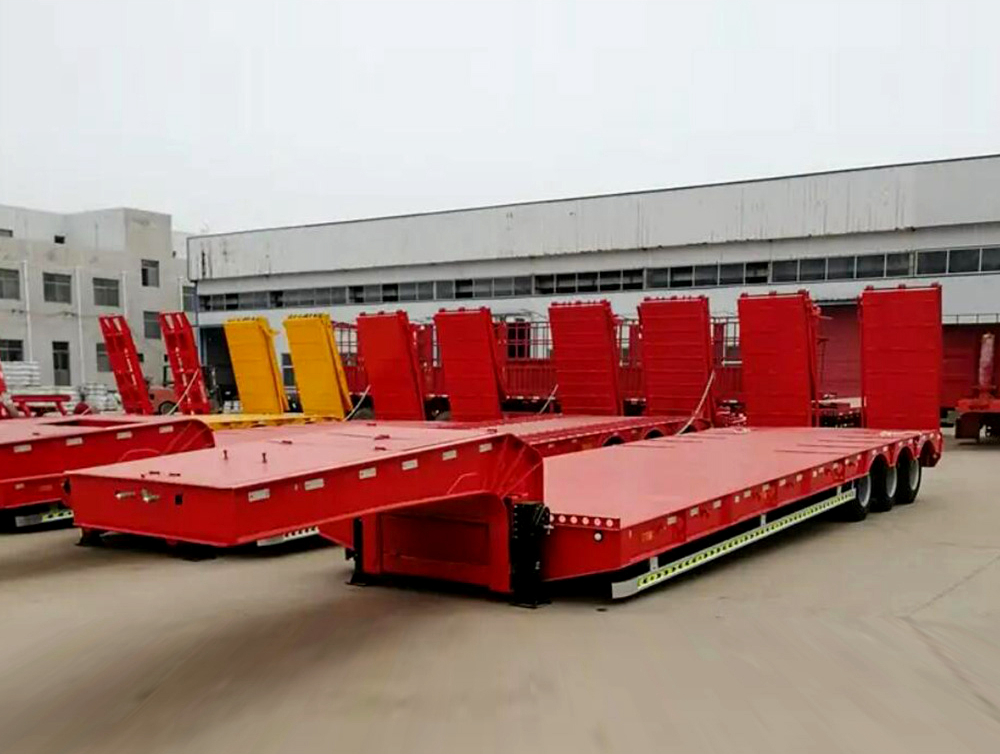 Low bed semitrailer