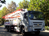Concrete pump truck